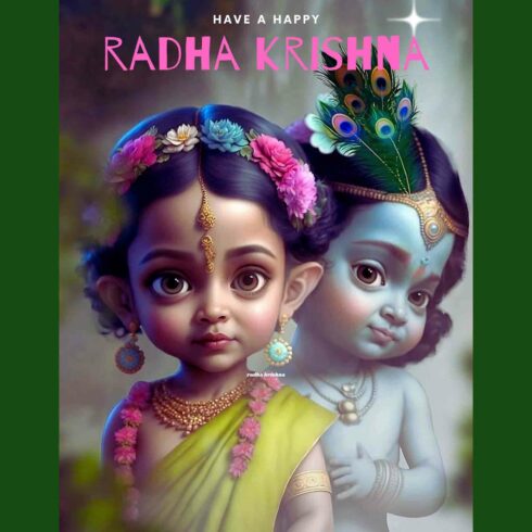 Radha Krishna T-Shirt cover image.