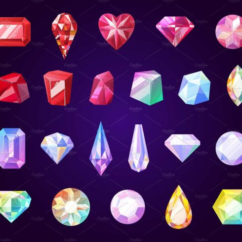 Gemstones, jewel and precious stone cover image.