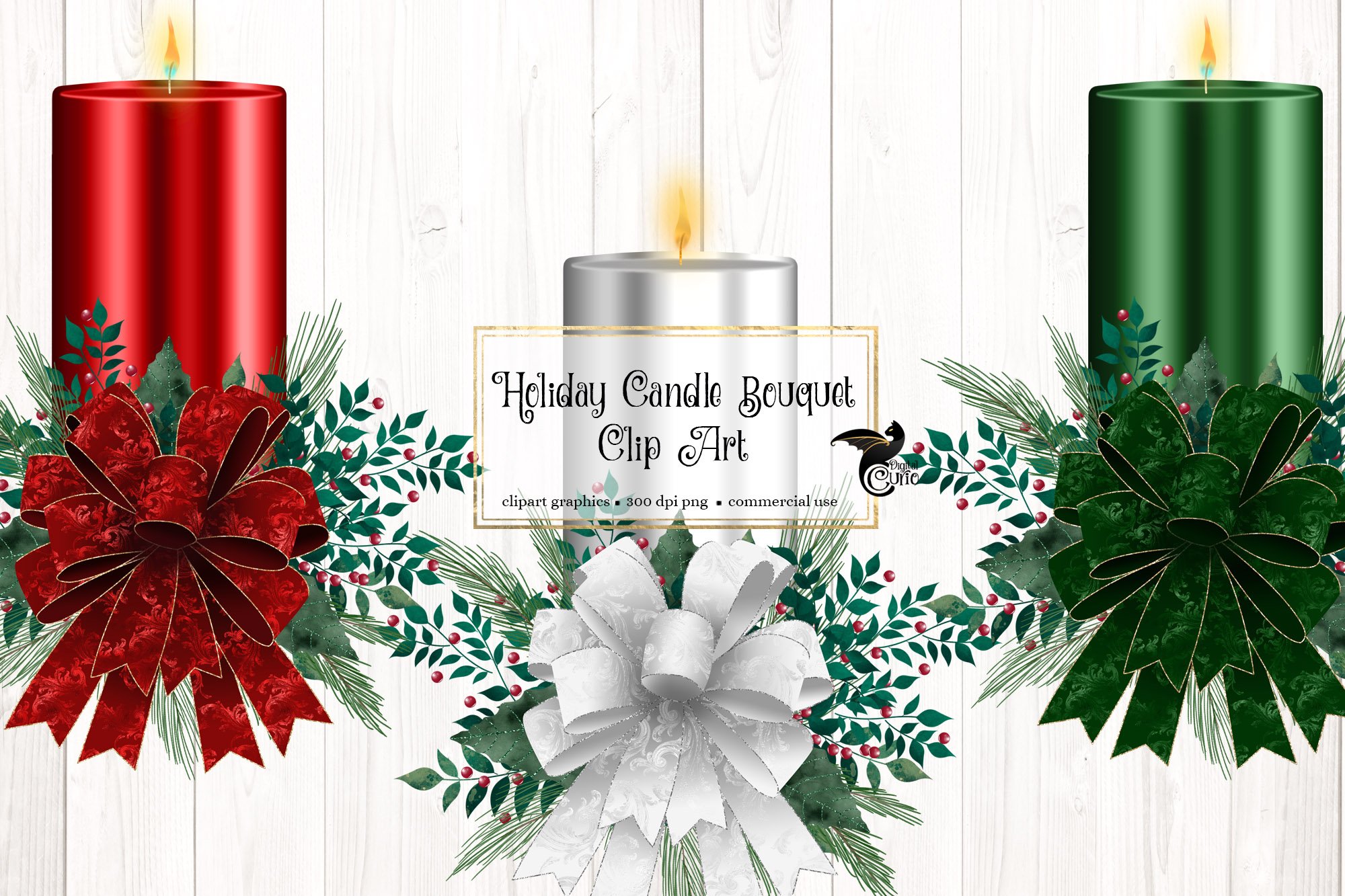 Holiday Candle Bouquets cover image.