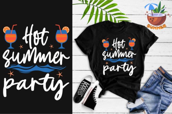 hot summer party t shirt design graphics 66682849 1 580x386 936