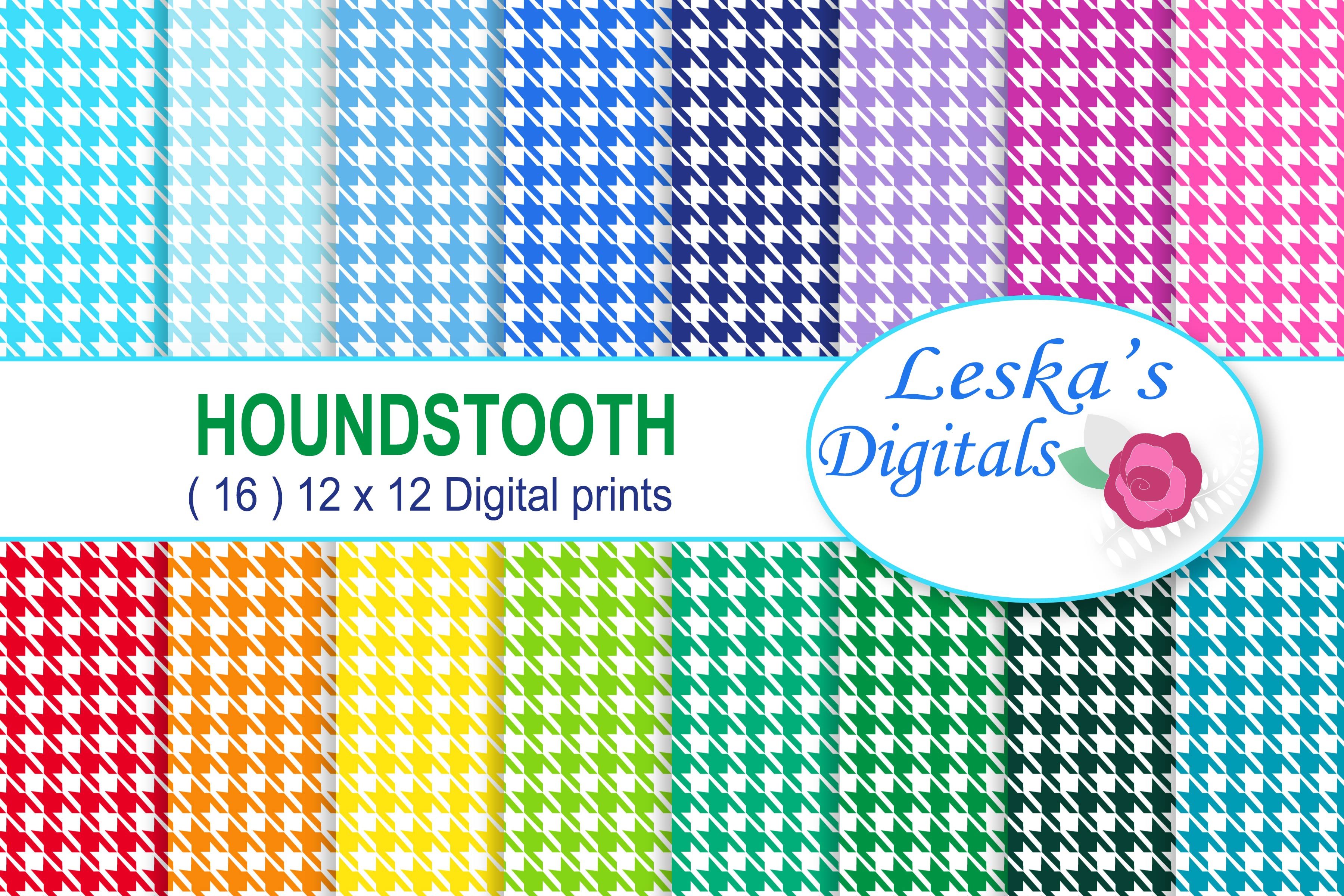 Houndstooth Pattern - Digital Paper cover image.