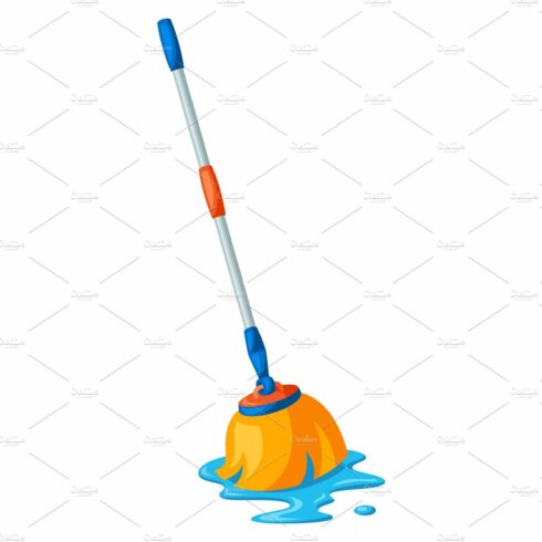 Illustration of wet mop. cover image.