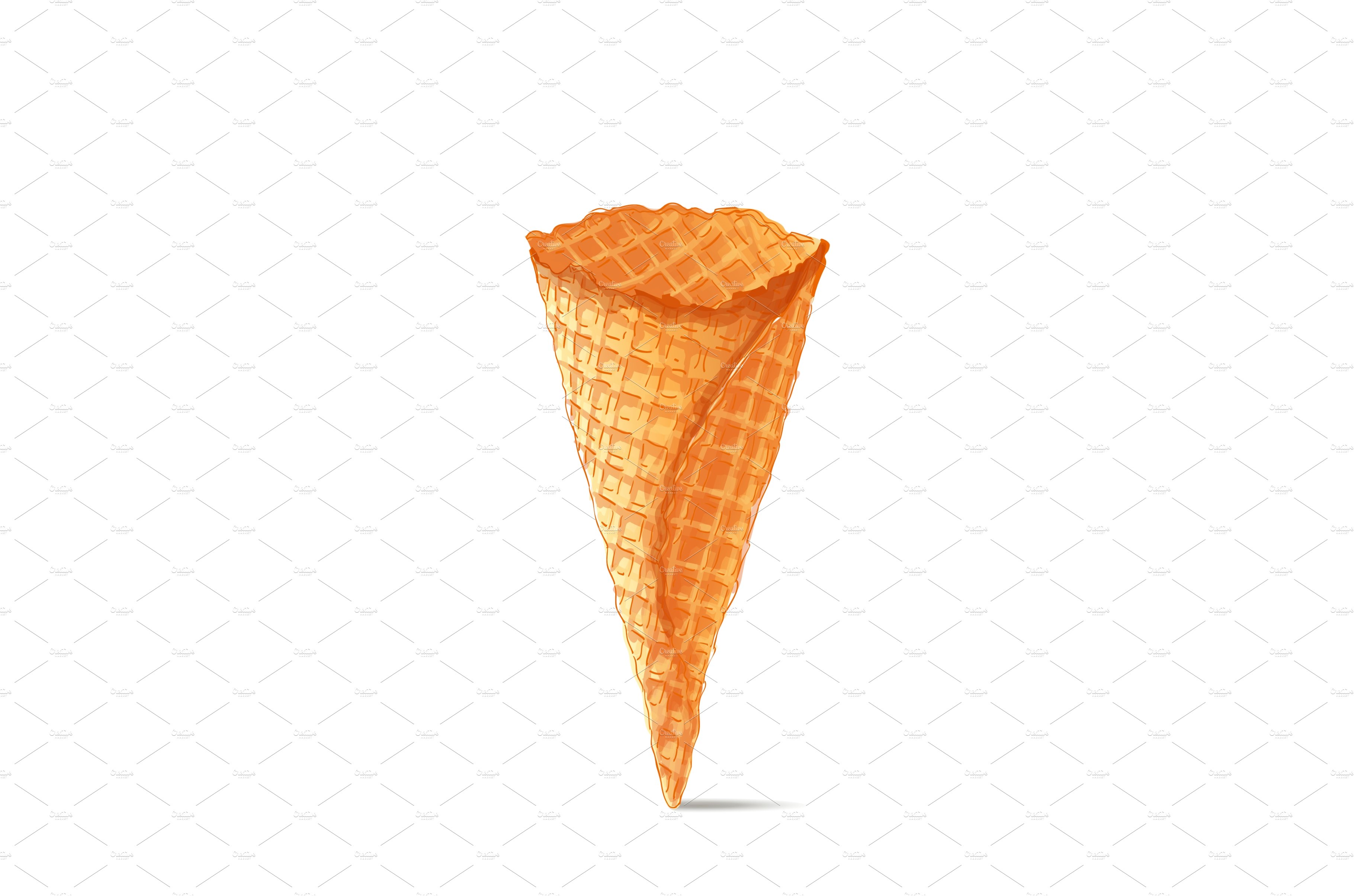 ice-cream scoops in waffle cones cover image.