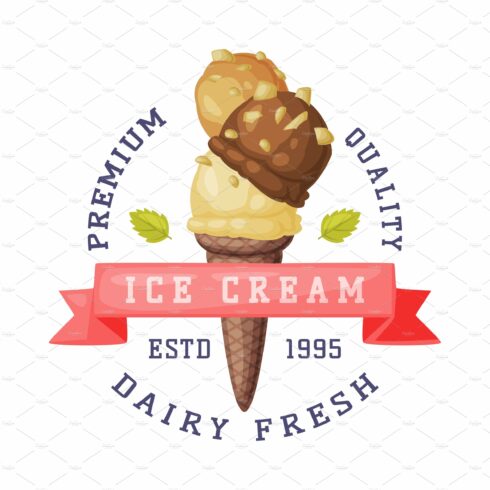 Ice Cream Emblem and Badge with cover image.