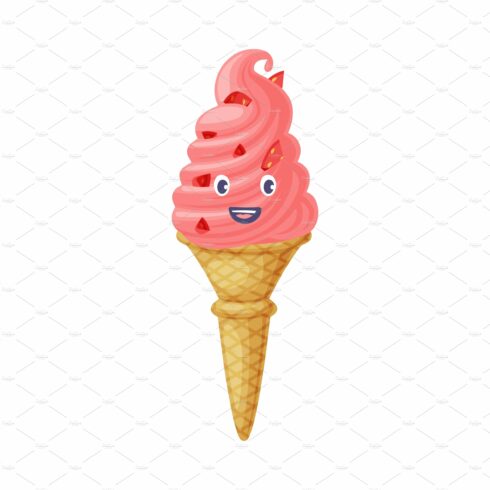 Funny Ice Cream in Waffle Cone with cover image.