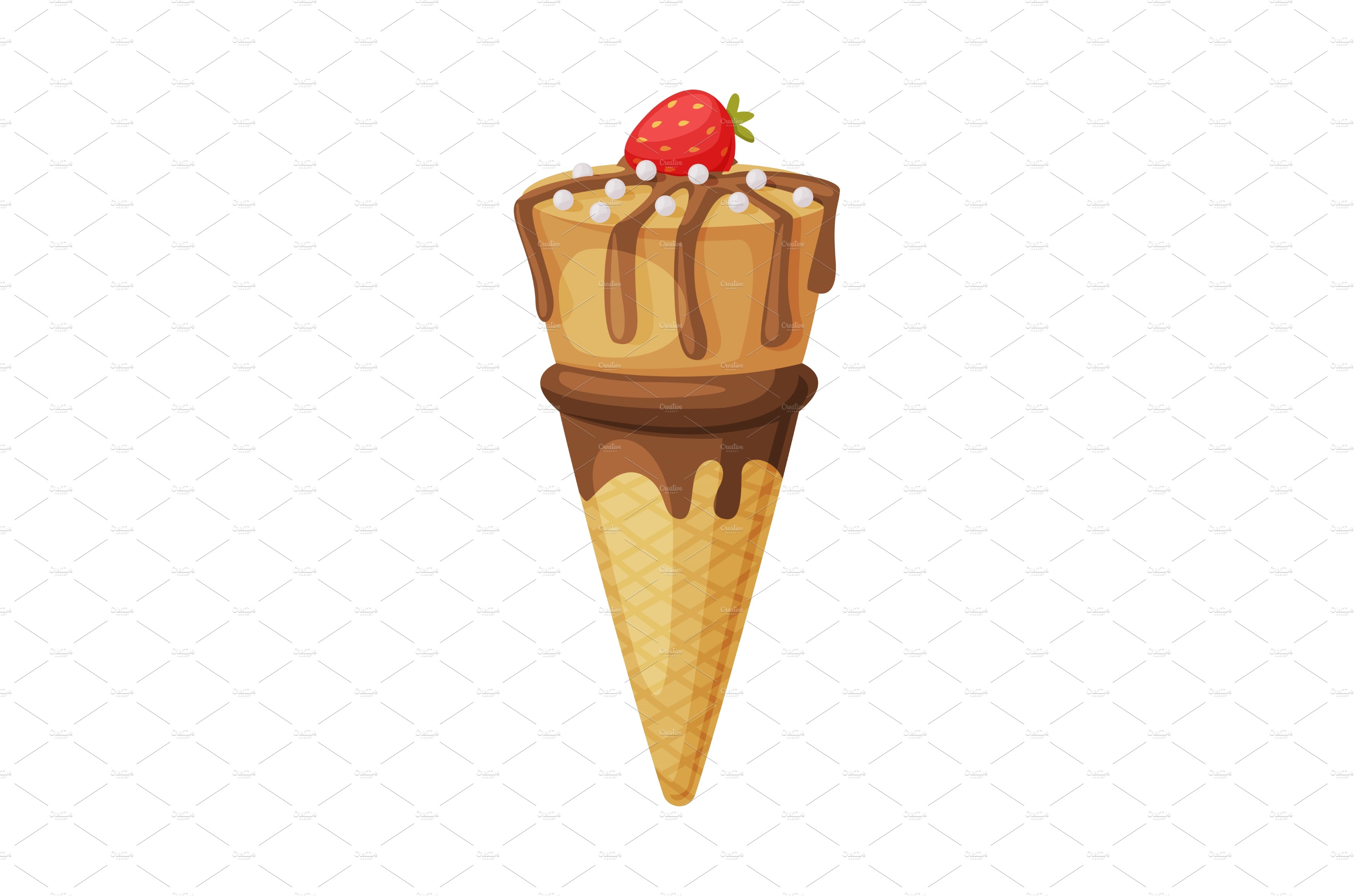 Chocolate Ice Cream in Waffle Cone cover image.