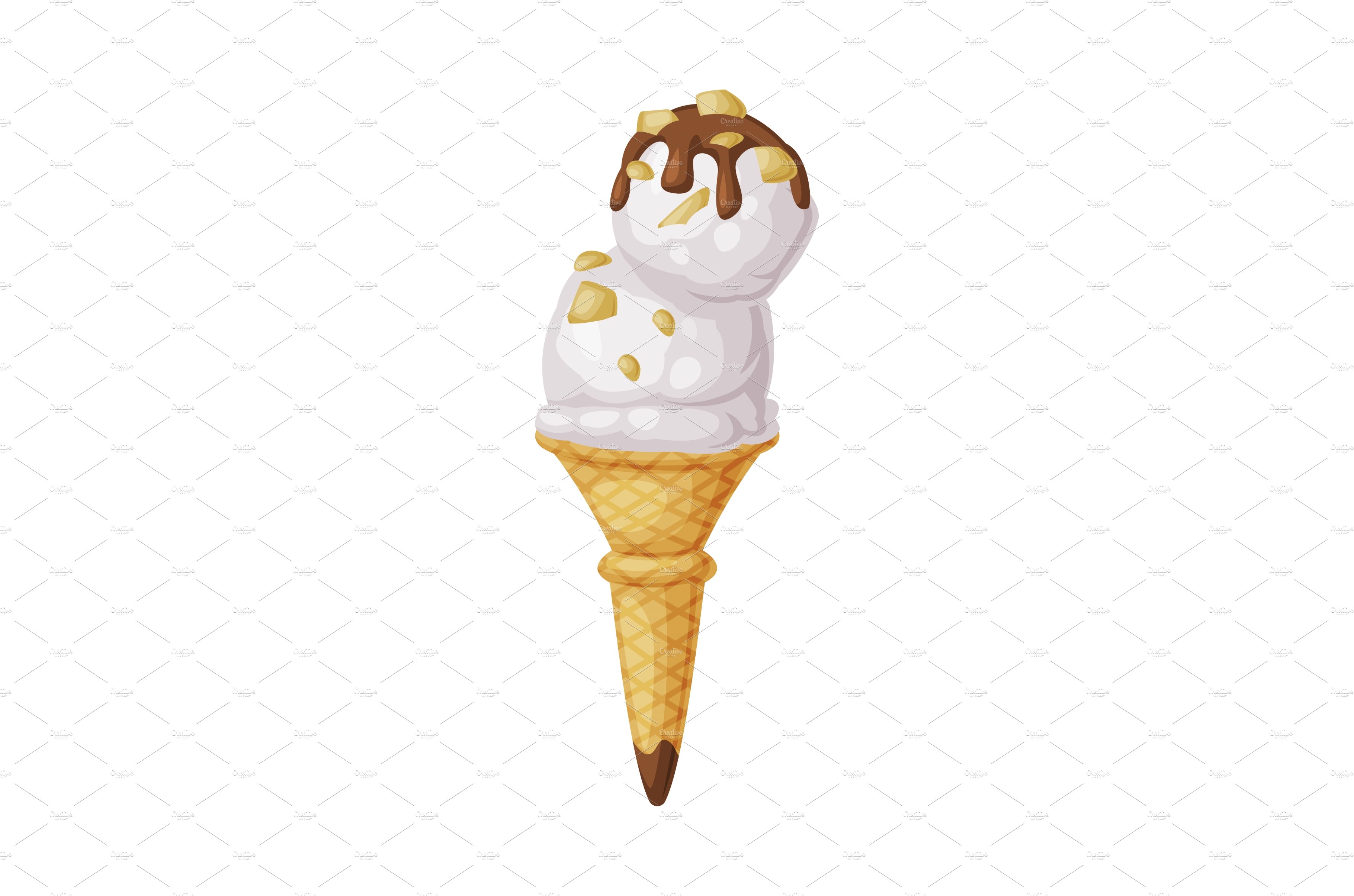 Ice Cream Ball in Waffle Cone with cover image.