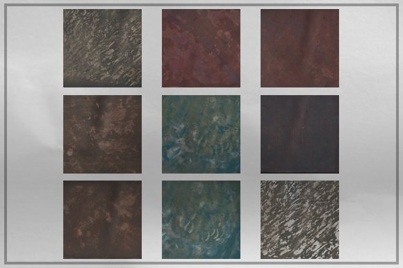 Grunge Texture Seed Pack of 9 preview image.