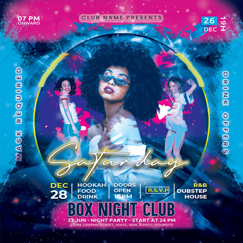 Night Club Flyer Template - MasterBundles