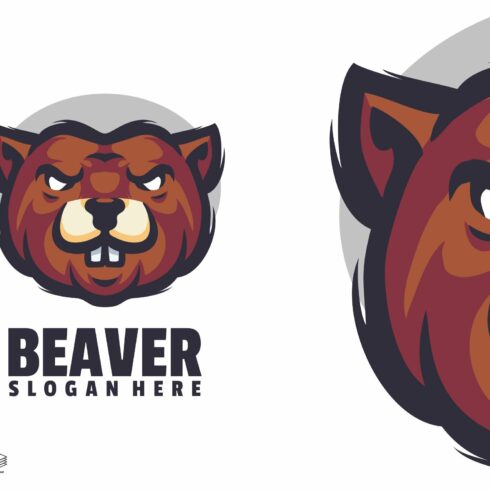 Beaver Mascot Logo Design cover image.