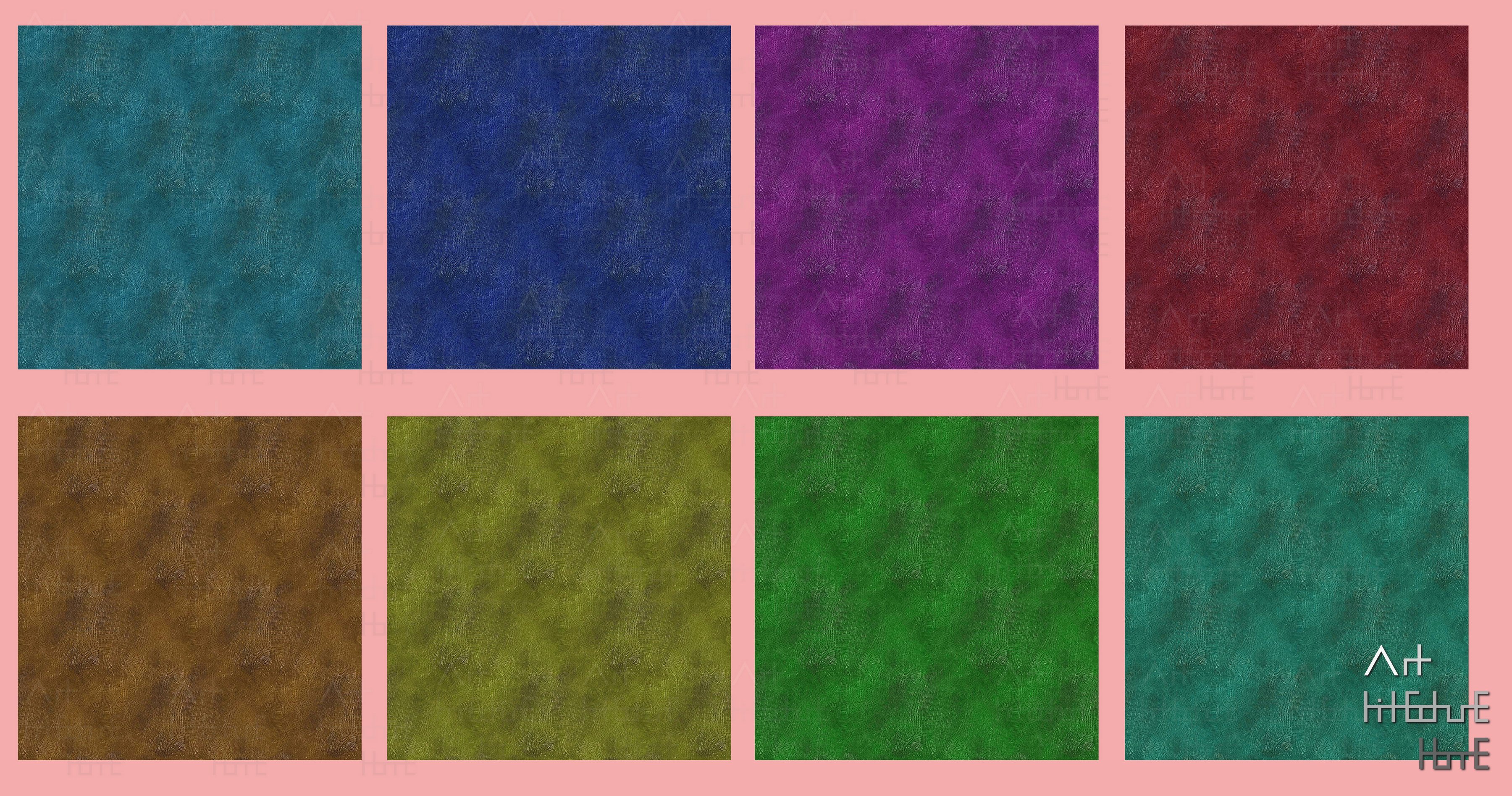 Seamless Leather Patterns Colorful preview image.