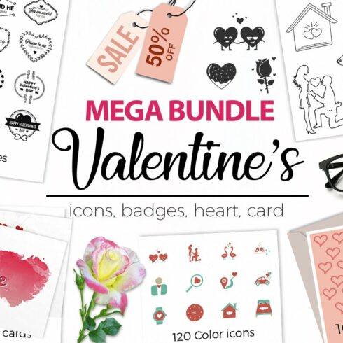 Valentines Designs Mega Bundle cover image.