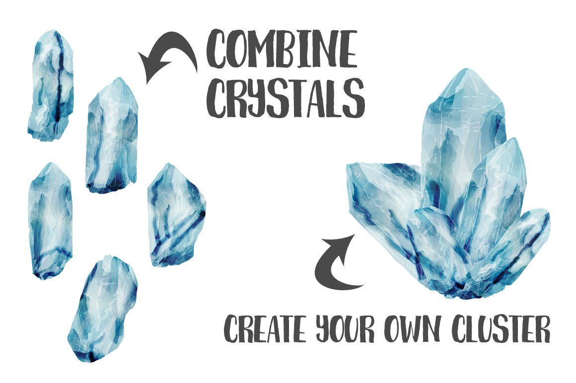 Watercolor Crystal Creation Kit – MasterBundles