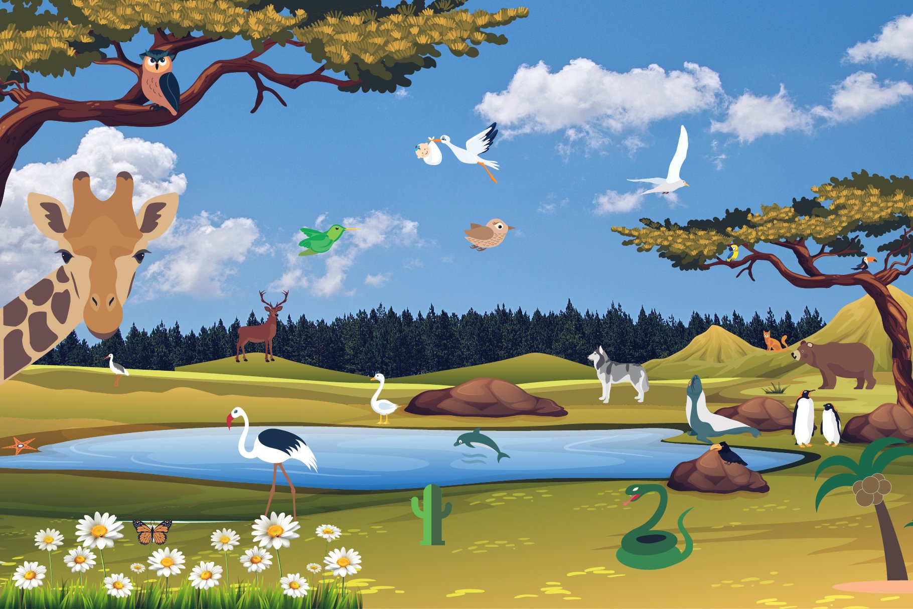 Animals - Birds Vector Icons V2 preview image.
