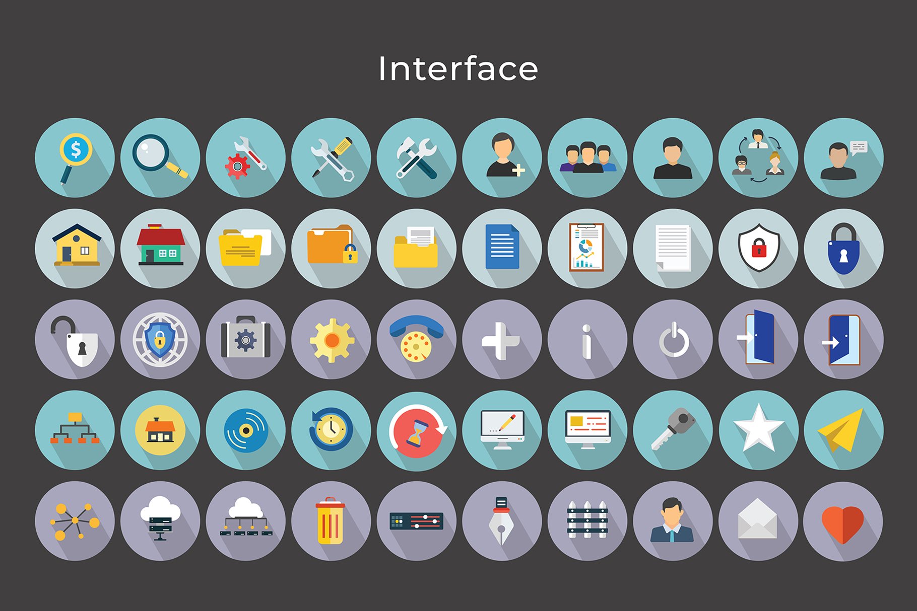 interface vector icons 5 427