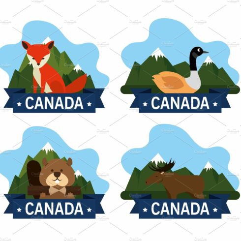 canadian culture group of animals cover image.