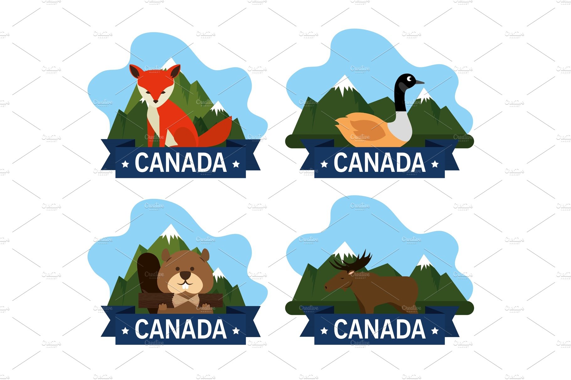 canadian culture group of animals cover image.