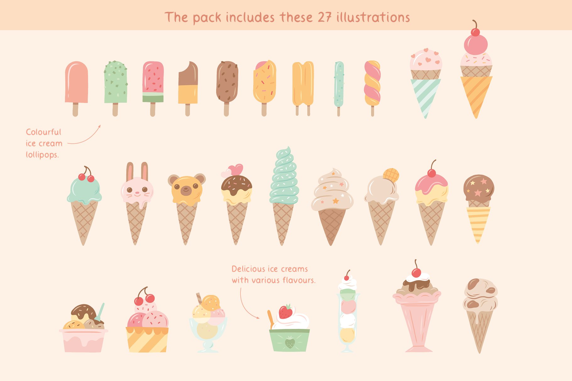 Ice Cream Collection preview image.