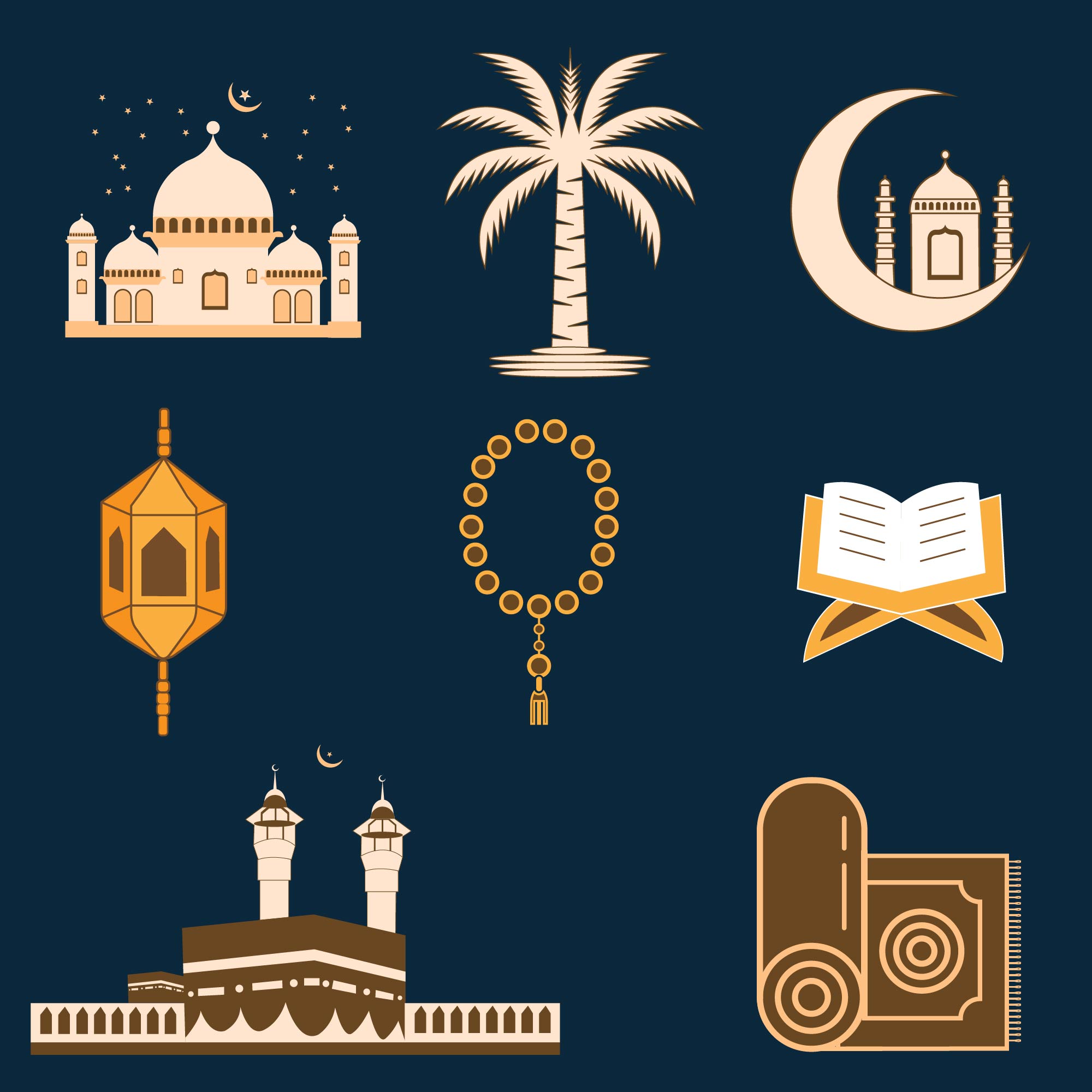Islamic Icon Pack preview image.