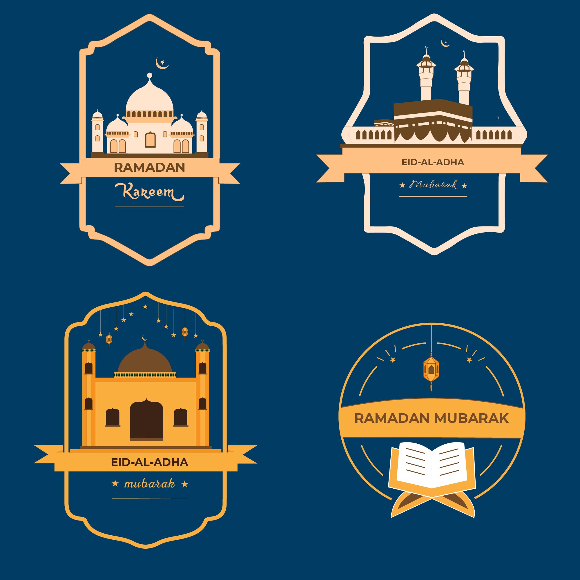 Islamic Logo Pack preview image.