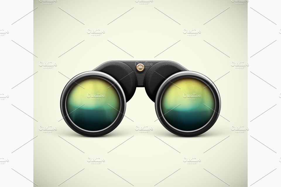 Isolated Binoculars cover image.