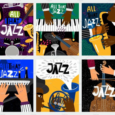 Jazz music banners cover image.