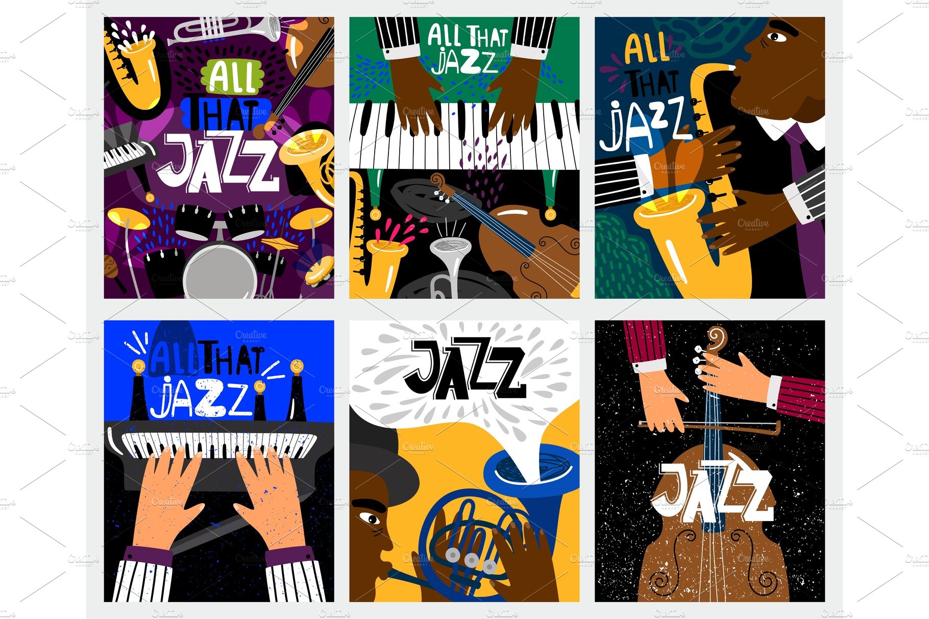 Jazz music banners cover image.