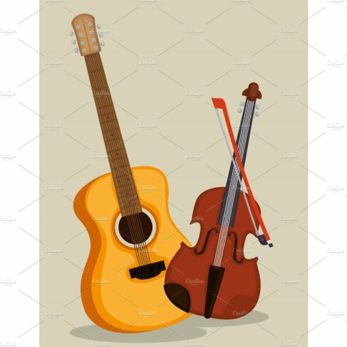 guitar and violin instruments cover image.