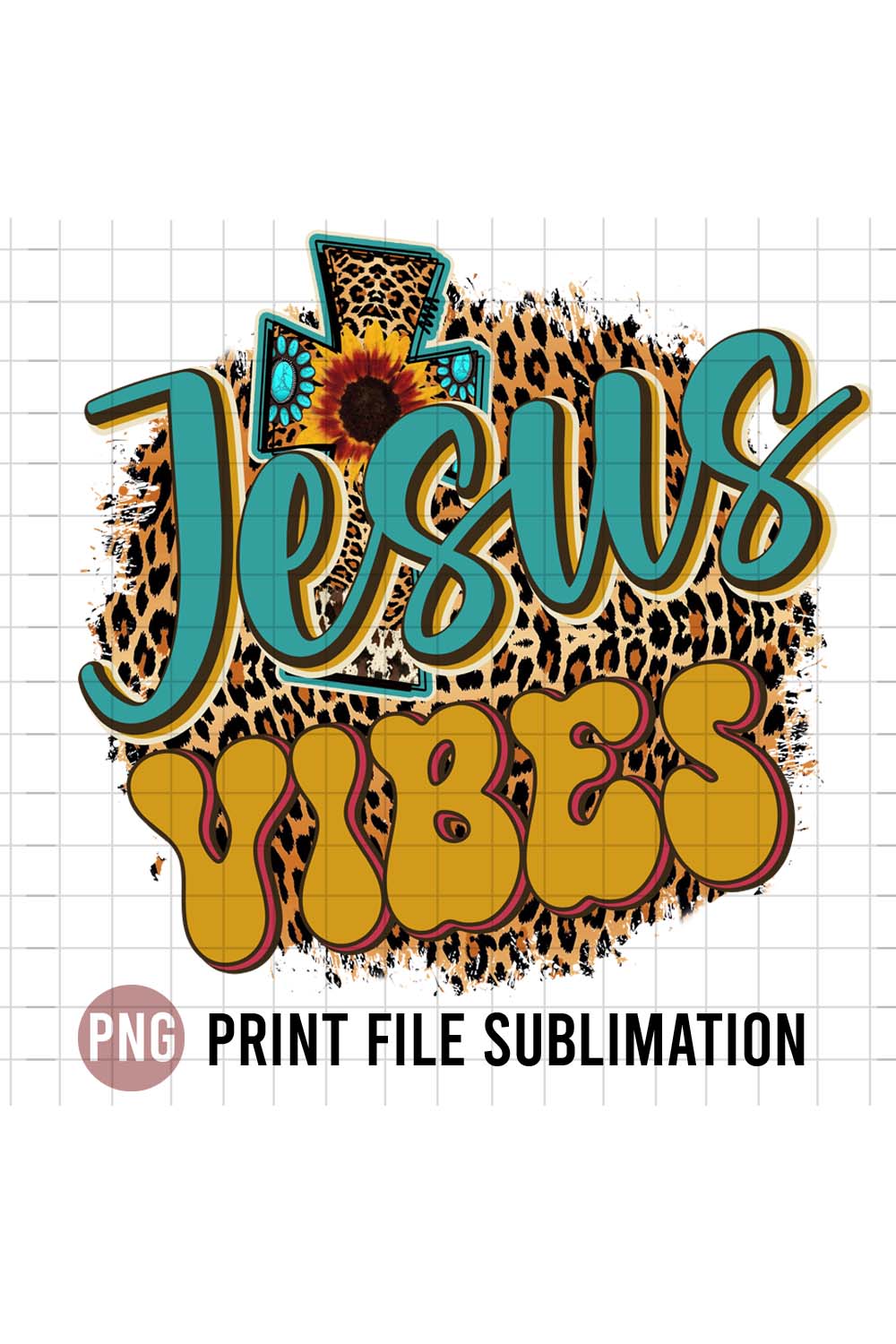 Jesus Vibes pinterest preview image.
