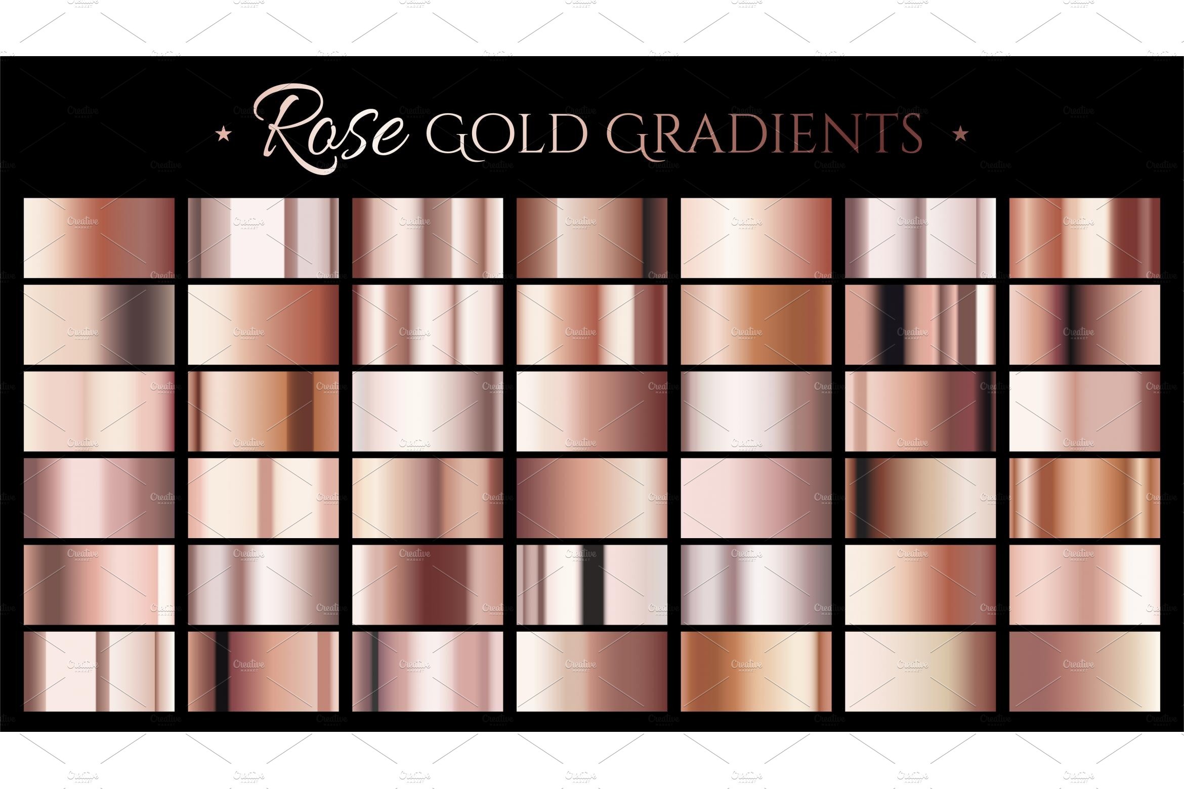 Rose gold color gradient cover image.