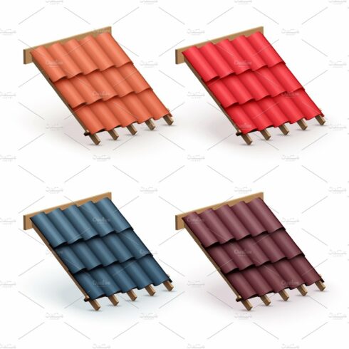 Set of Ceramic Tiles Cover on Roof cover image.