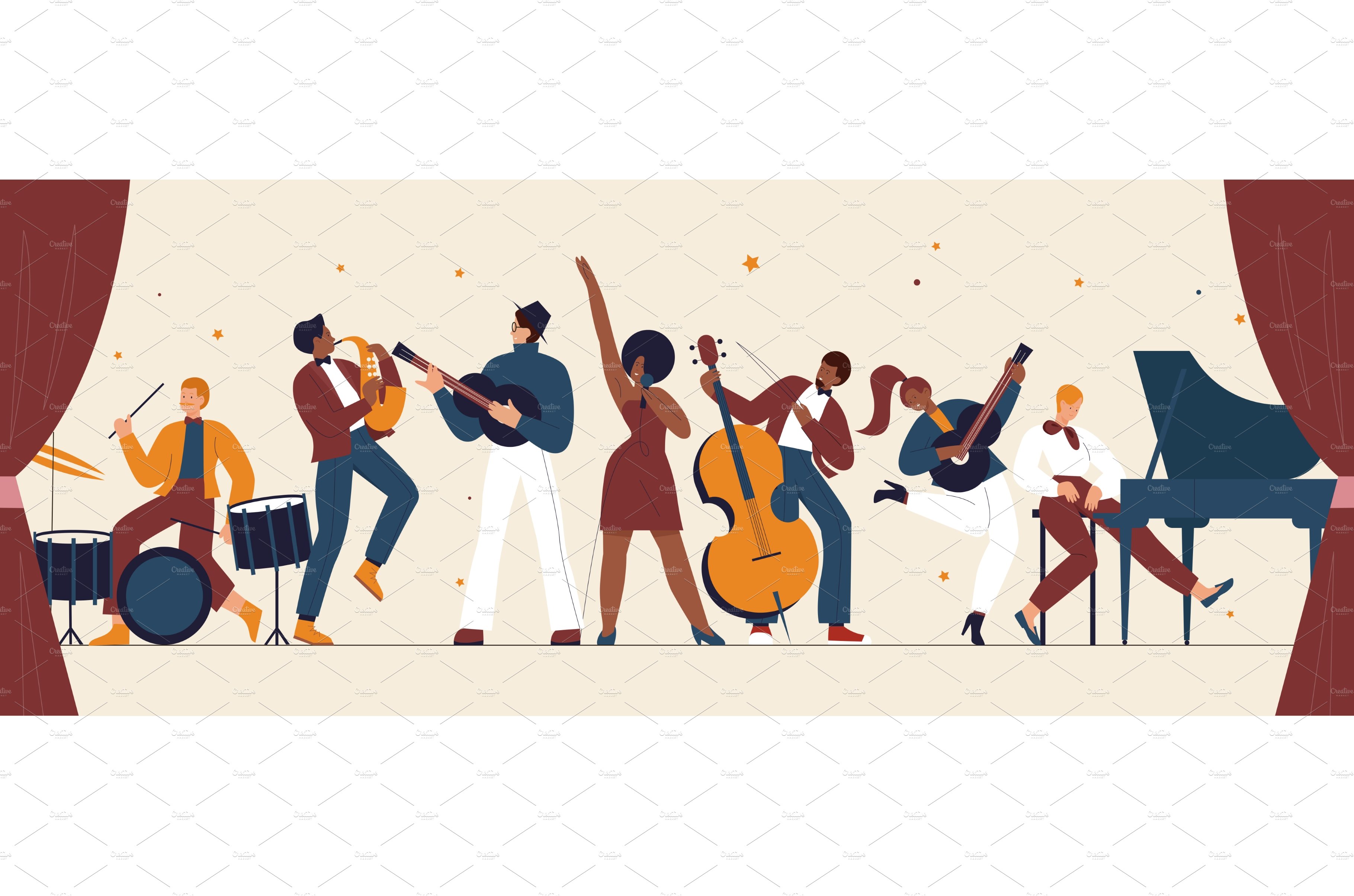 International jazz day music band cover image.