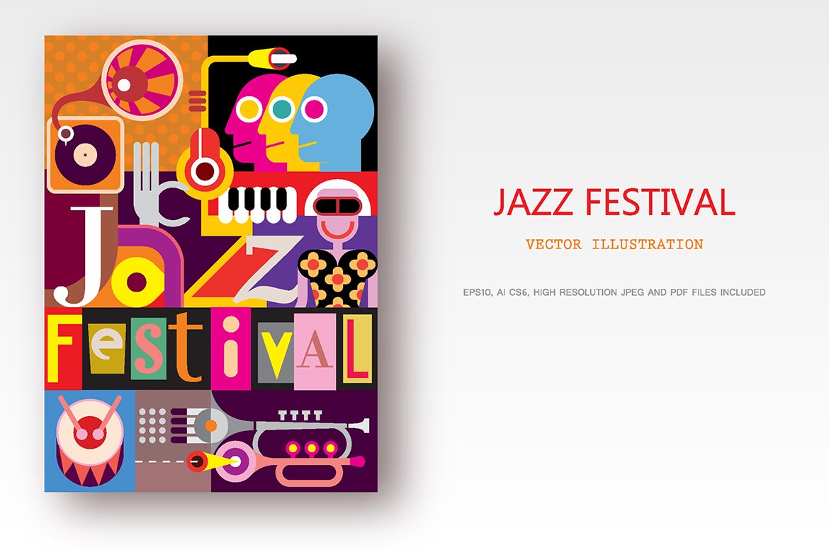 Jazz Festival Poster cover image.