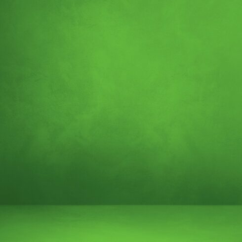 Empty green concrete interior background cover image.