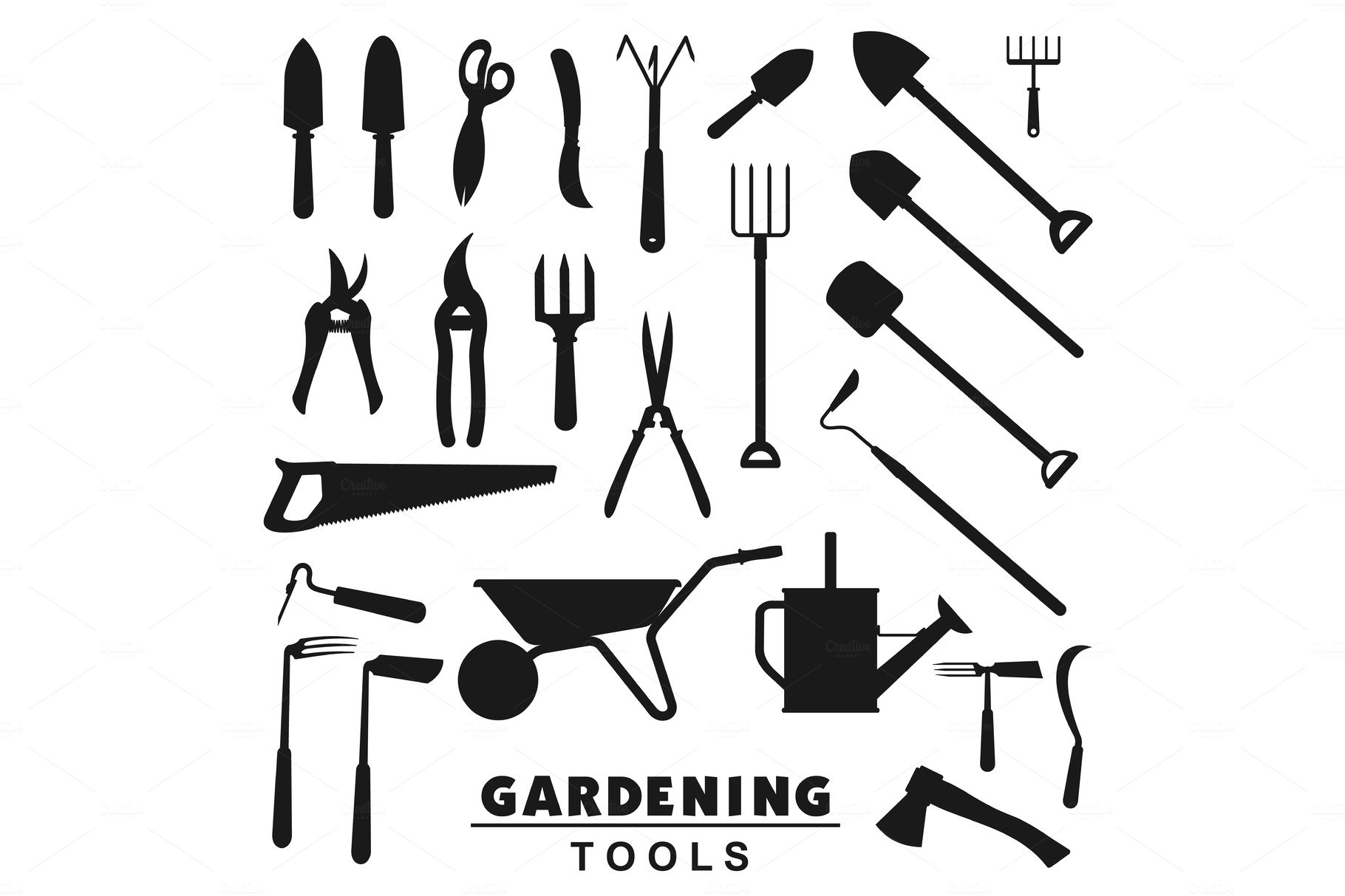 Gardening tools, equipment cover image.