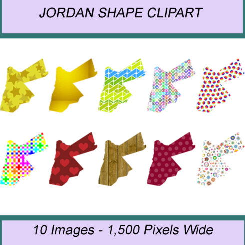 JORDAN SHAPE CLIPART ICONS cover image.