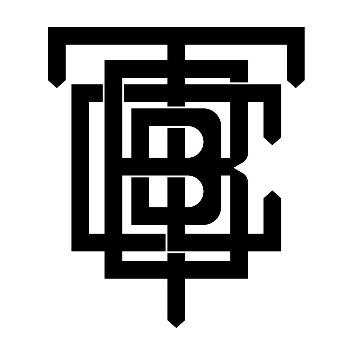 TBBC Monogram logo design cover image.
