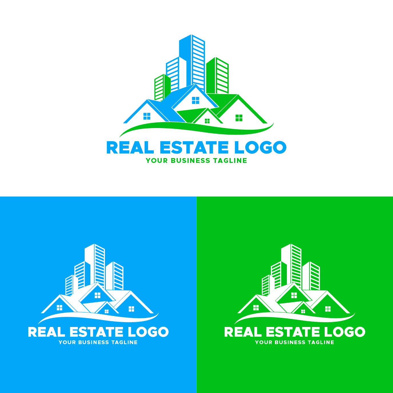 Real Estate Logo Design preview image.