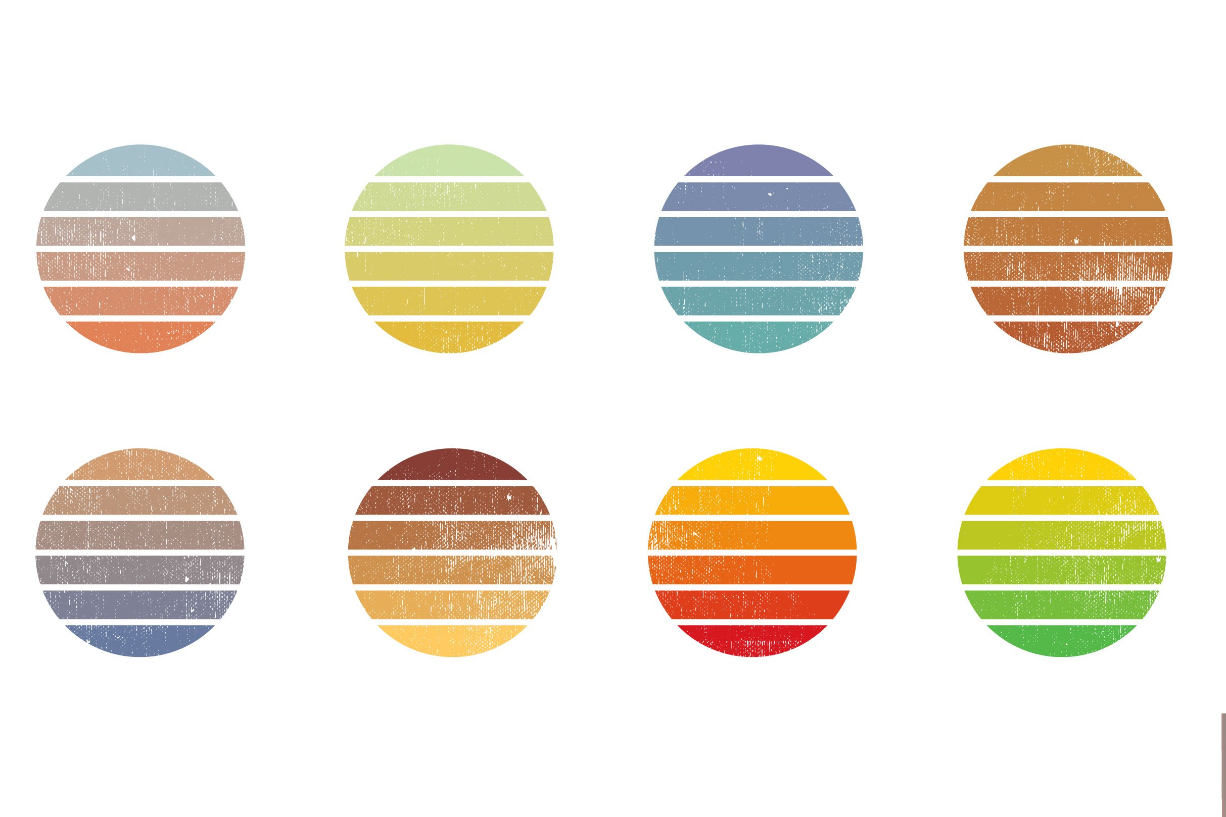 background-circle-sunset-colors cover image.