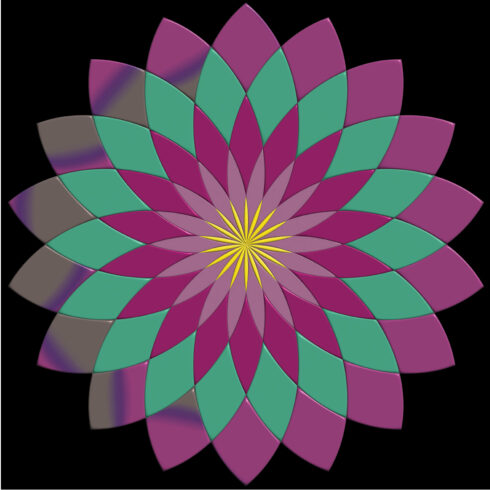 beautiful 3d mandala design cover image.