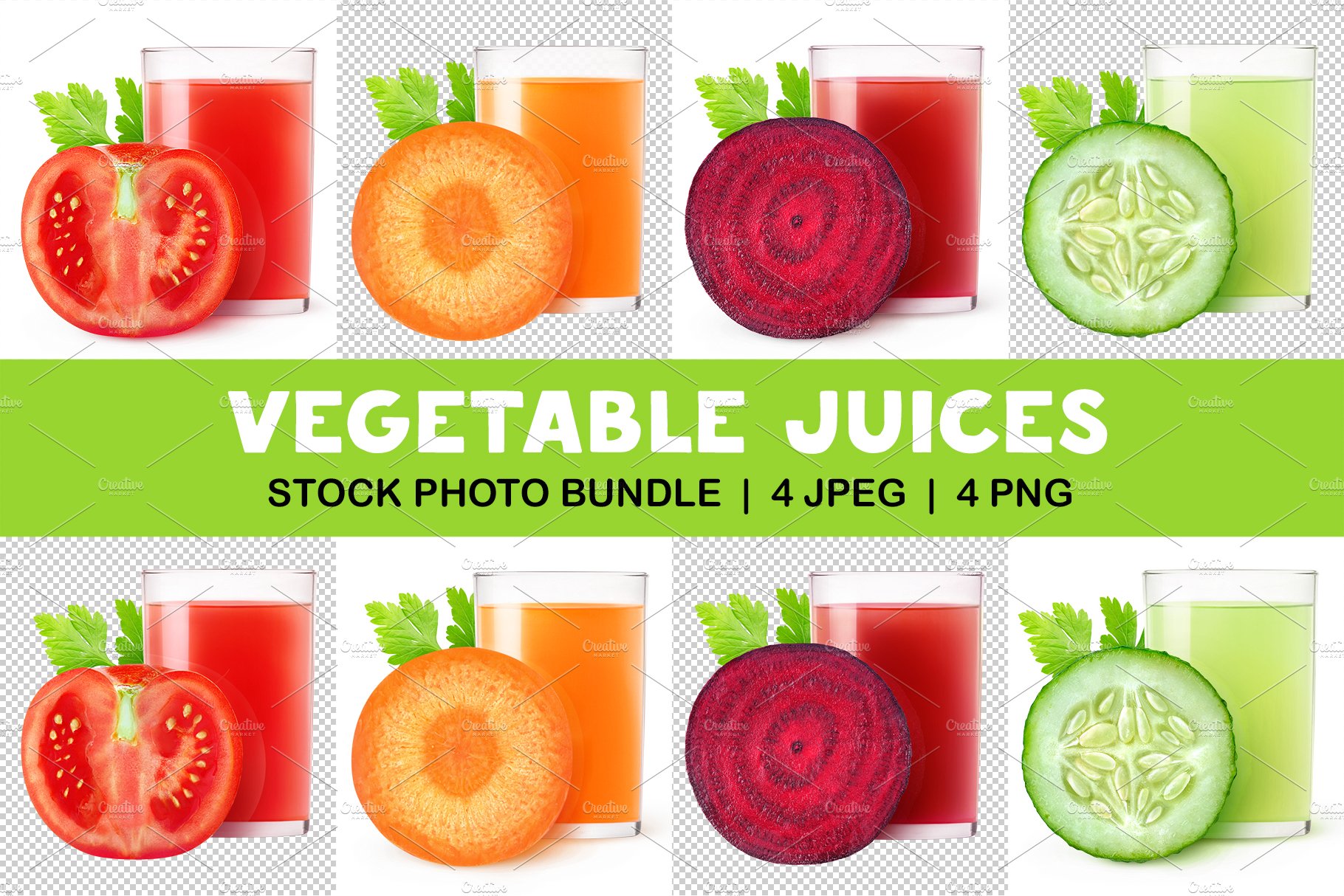 Vegetable juices cover image.