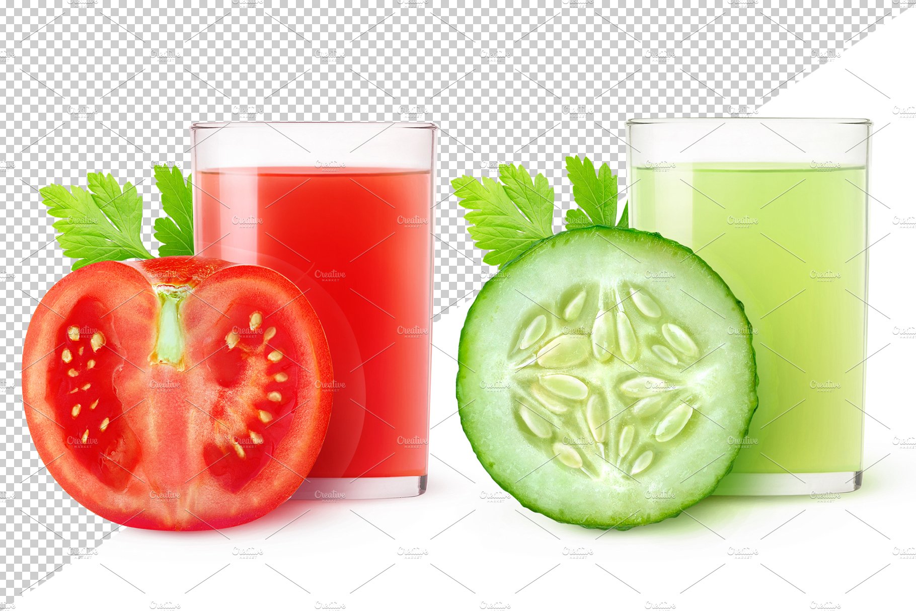 Vegetable juices preview image.