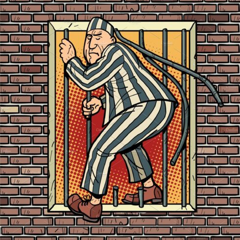 A prisoner escapes from prison cover image.