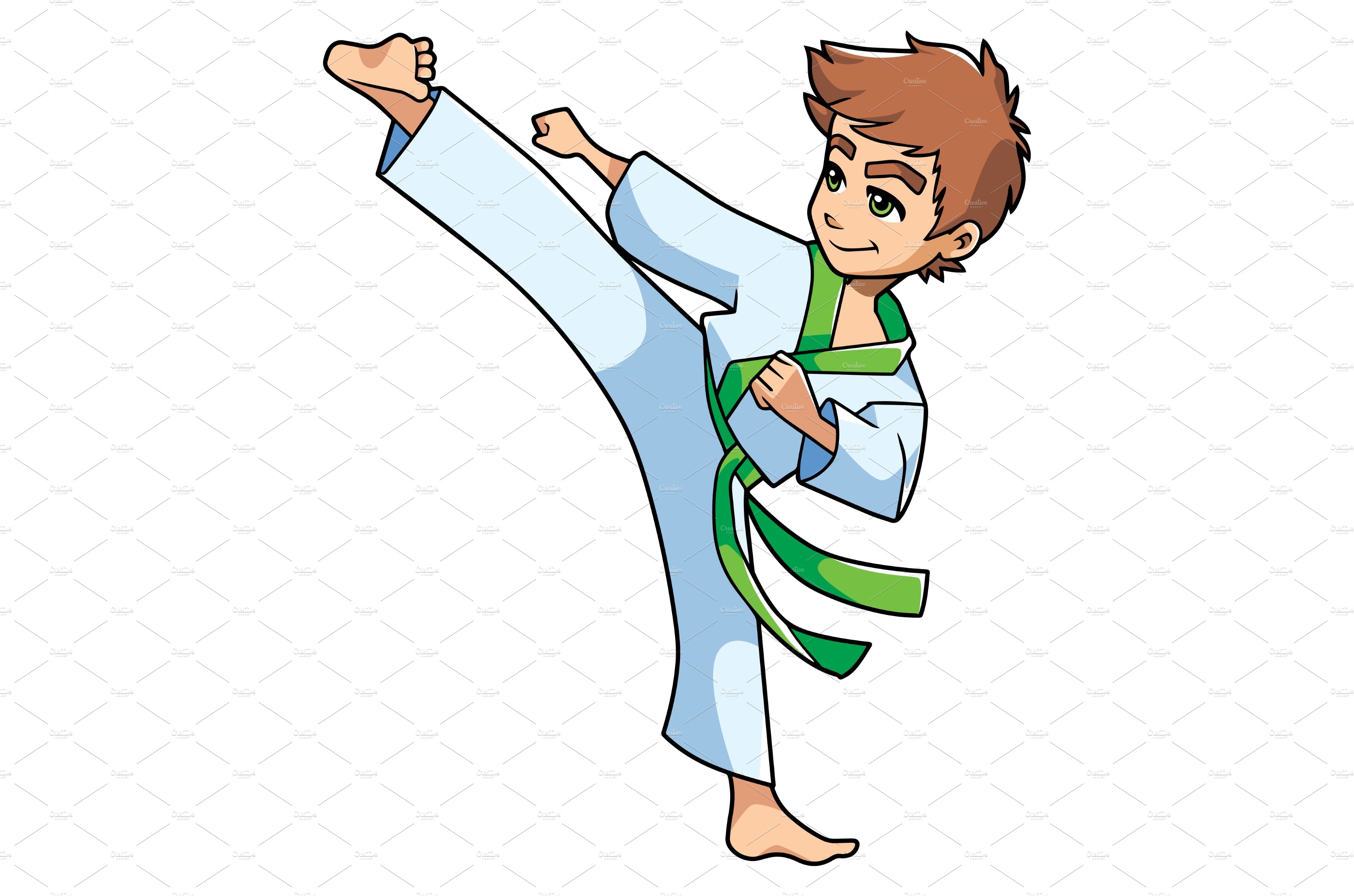 Karate Kick Boy cover image.