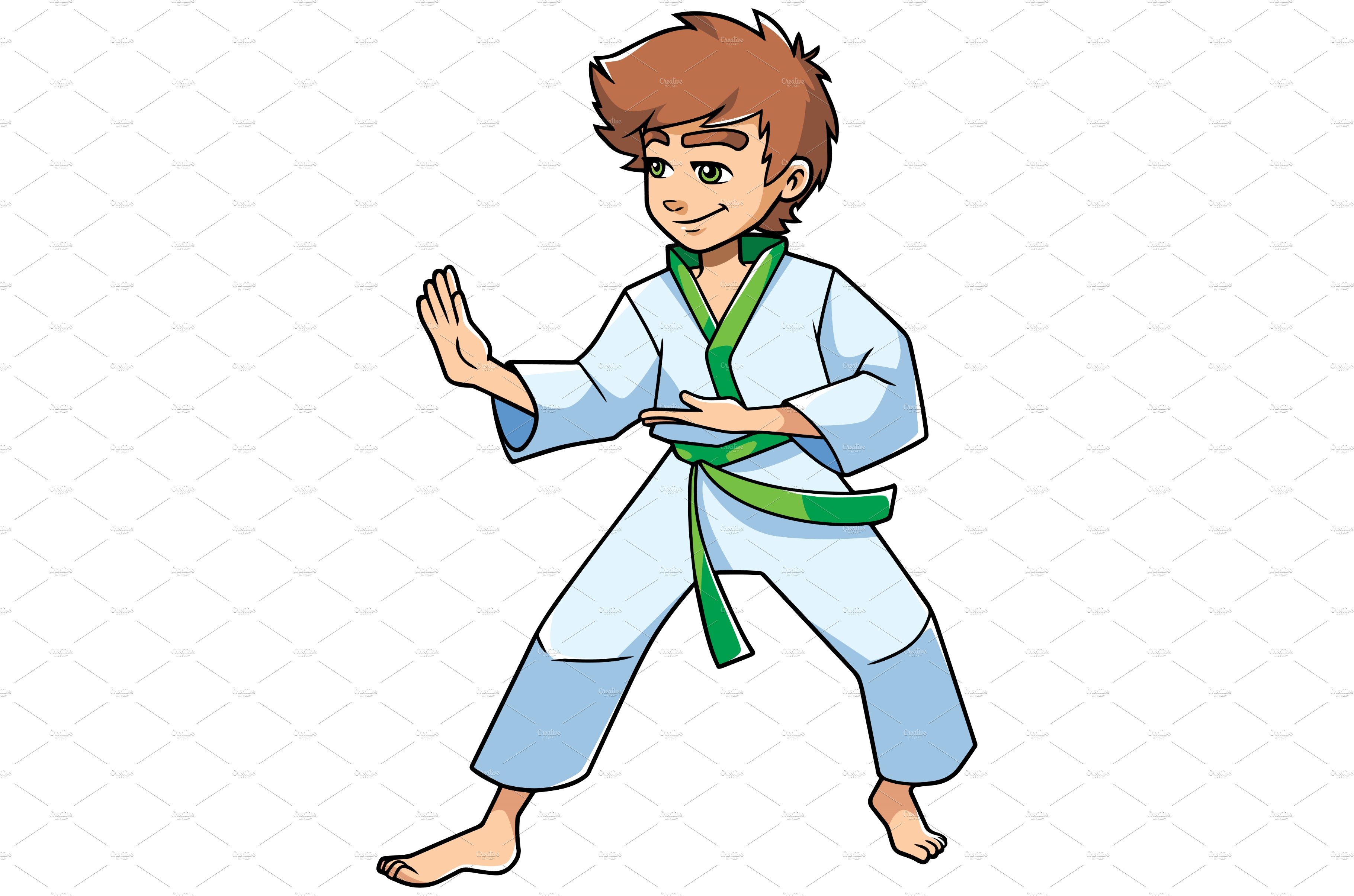 Karate Stance Boy cover image.