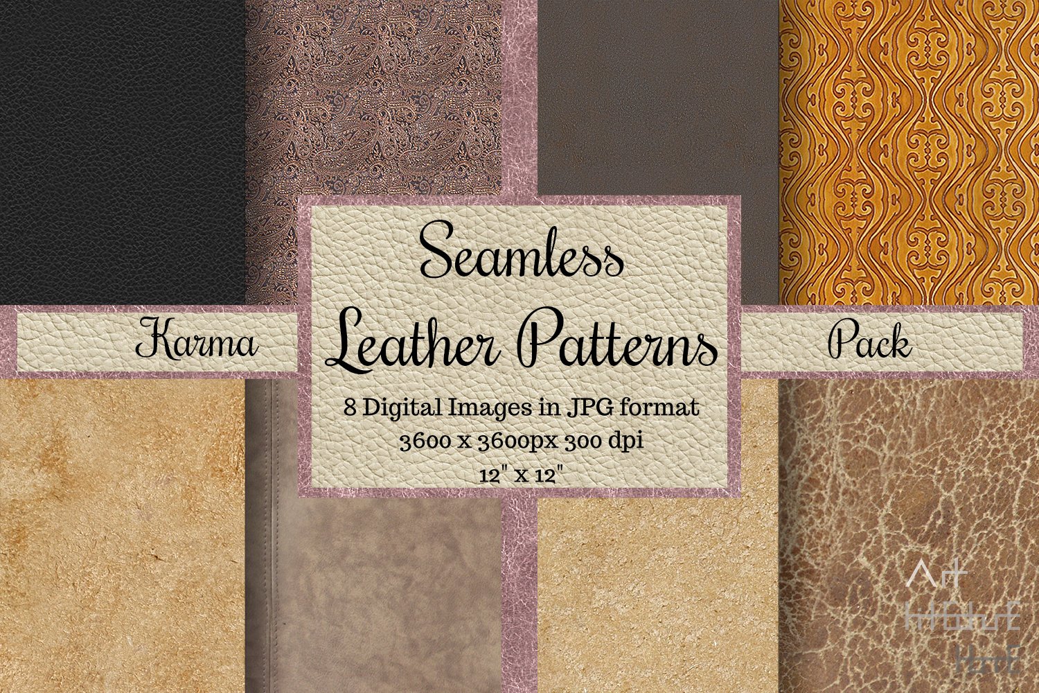 Seamless Leather Patterns - Karma cover image.