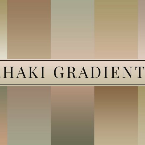 Khaki Gradients cover image.