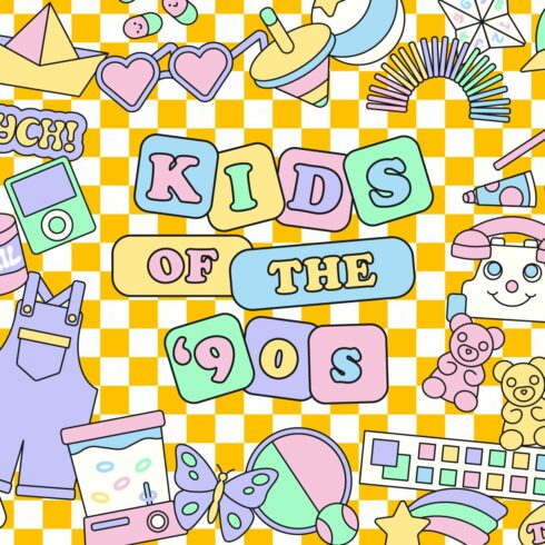 Kids of the '90s Sticker Pack cover image.