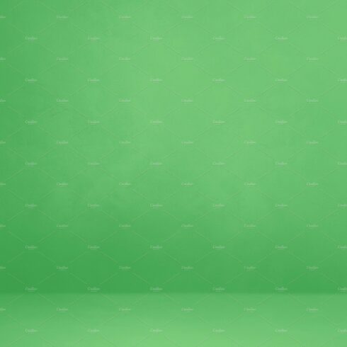 Empty green concrete interior background cover image.