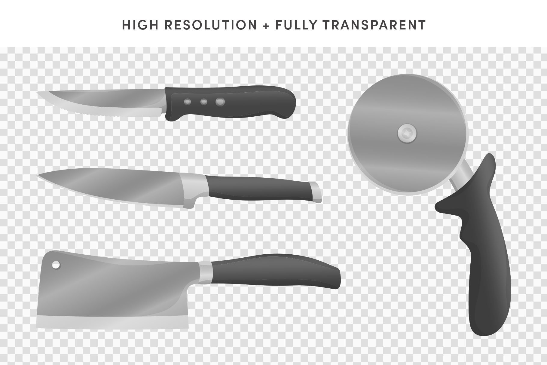 Knife Illustrations preview image.